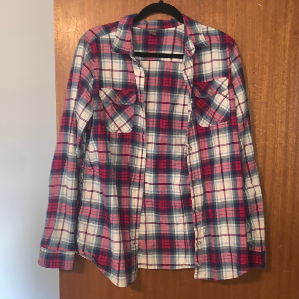 EDDIE BAUER WOMENS FLANNEL